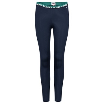 Legginsy TOMMY JEANS Branded DW0DW08993 Granatowe