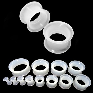 Tunel Silikon Plug Siodłowy Cienki Bezbarwny 28mm