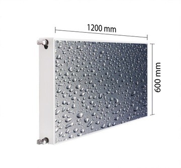 MASKOWNICA OSŁONA GRZEJNIKA 120x60 KROPLE MATA MAGNES