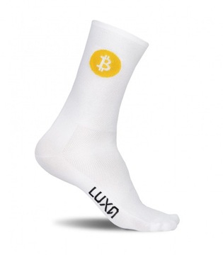 Skarpetki kolarskie Luxa BITCOIN - L/XL
