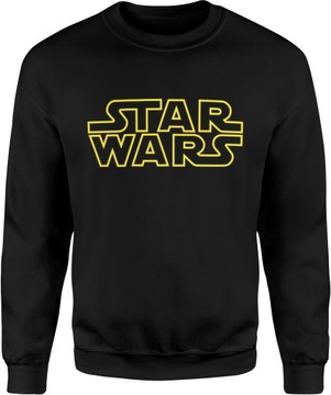 MĘSKA BLUZA STAR WARS STARWARS BAWEŁNIANA ROZ. S NADRUK BEZ KAPTURA