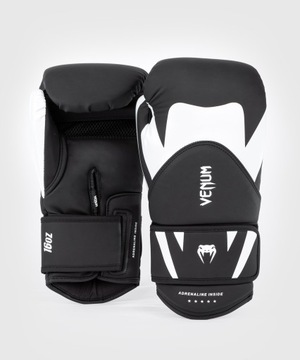 Venum Challenger 4.0 rękawice bokserskie 14 OZ NEW czarno białe