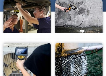 ЭНДОСКОПНАЯ КАМЕРА ДЛЯ ПРОВЕРКИ 1M 4,3 ДЮЙМА 8 ММ FHD