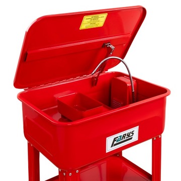 Профессиональная красная мойка для мастерских 80л FR8000