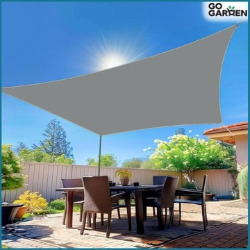 Saga Savice Wodocial UV UV UV темно -серый для сада 4х3 м