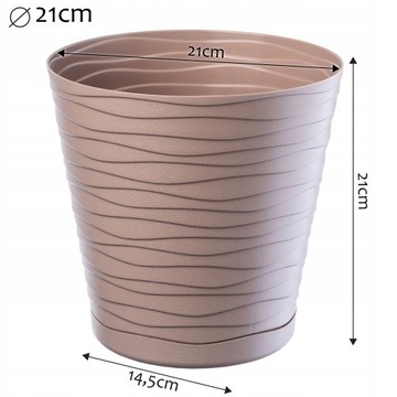 ЦВЕТОЧНЫЙ ВАЗ ЦВЕТОЧНЫЙ ВАЗ 21 см КРЫШКА С ПОДСТАВКОЙ ПЛАСТИКОВАЯ ПОДСТАВКА ДЛЯ ЦВЕТОВ