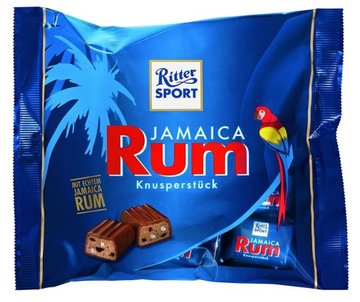Шоколадные конфеты Ritter Sport Jamaica с ромом 200г из Германии
