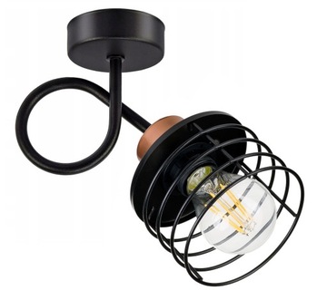 LAMPA KINKIET żyrandol stały loft drut SPRĘŻYNA