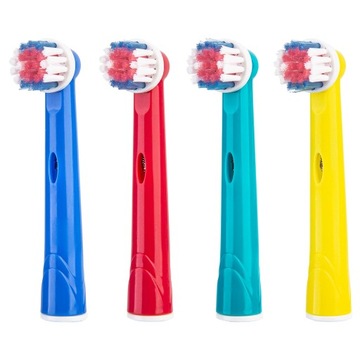 4x GŁÓWKA KOŃCÓWKA WKŁAD BRAUN ORAL-B DLA DZIECI