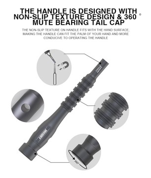 НАБОР ТОЧНЫХ БИТ + ОТВЕРТКА JAKEMY JM-8174