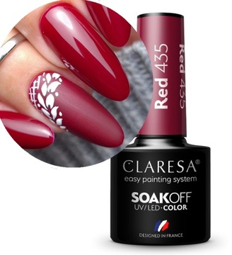 CLARESA LAKIER HYBRYDOWY RED 435