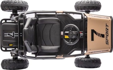 GOKART QUAD CAR С АККУМУЛЯТОРОМ 24 В 2 ДВИГАТЕЛЯ 100 Вт AMORY