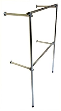 STOJAK ODZIEŻOWY 100 CM, WIESZAK, REGAŁ