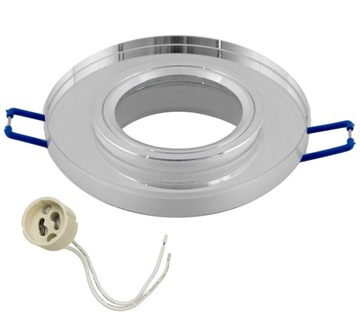 Oprawa halogenowa GU10 LED szklana + gniazdo GU10
