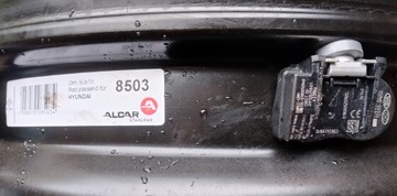 4× DISK OCELOVÝ HYUNDAI OE IX20 6J 5X114,3 ET48 + ČIDLA TPMS 6.0" X 15" 5X114.3 ET 48