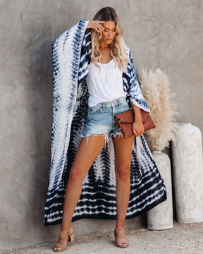 ПАРЕО для пляжа, платье ПОЛЕТ, длинная накидка, женская туника SUMMER BOHO