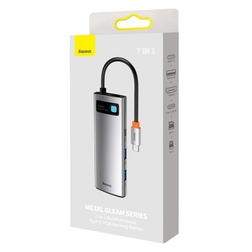 BASEUS HUB USB C HDMI/microSD/2x USB/USB C АДАПТЕР