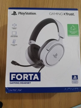Игровые наушники PS5 Trust GXT 498 Forta, белые