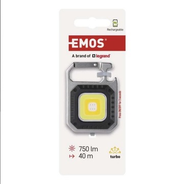 МОЩНЫЙ USB-БРЕЛОК-ФОНАРИК EMOS