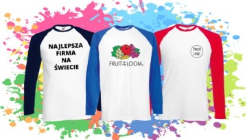 БЕЙСБОЛЬНАЯ ФУТБОЛКА С ДЛИННЫМ РУКАВОМ -Fruit- aw L