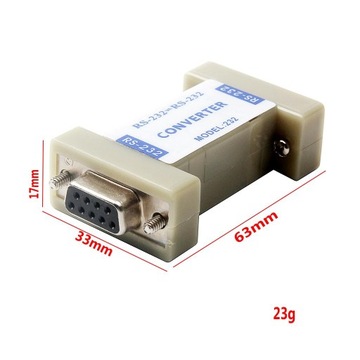 RS232 «папа» на 232 «мама» Белый