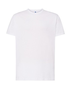 T-shirt koszulka biała letnia JHK TSRA150 5XL