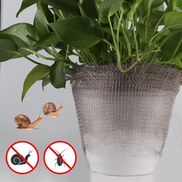 СЕТКА ЗАЩИТНАЯ ДЛЯ РАСТЕНИЙ ОТ НАСЕКОМЫХ И УЛИТОК, ДЛИННАЯ 24М, ПРОЧНАЯ МЕДЬ