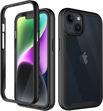 Etui PANCERNE FULL PROTECT PRZÓD TYŁ 360° OBUDOWA do IPHONE 13 / IPHONE 14