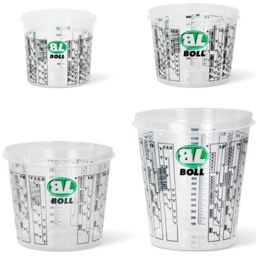 BOLL pojemnik kubek plastikowy z podziałką 2240 ml