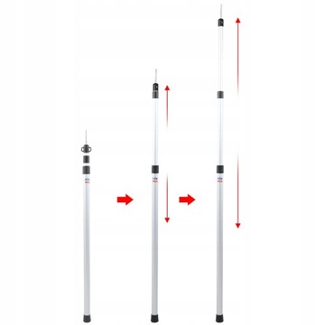 2.3 NAM 3-СЕКЦИОННЫЙ ВЫДВИЖНОЙ ОПОРНЫЙ стержень M