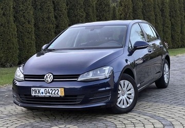 Volkswagen Golf VII Hatchback 3d 1.2 TSI 85KM 2014 Volkswagen Golf VII 1.2 TSI 86KM Highline BiXenon LED PDC 1wł. SerwisASO