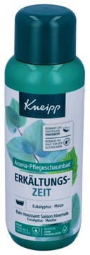 Płyn pianka do aromatycznej kąpieli EUKALIPTUS MIĘTA 400 ml KNEIPP