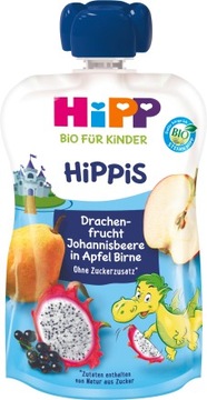 HiPP HiPPiS BIO Mus z Jabłek Gruszek i Pitai