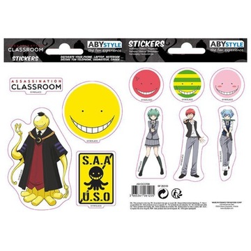 ASSASSINATION CLASSROOM - STICKERS - 16X11 CM/ 2 S