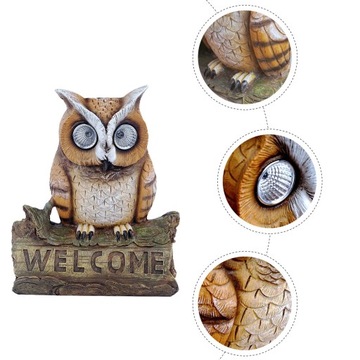 ZABAWKI ZEWNĘTRZNE ŚWIATŁA SOWA ŚWIATŁA KRAJOBRAZOWE