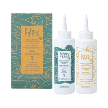 ECHOS LINE - płyn do trwałej ondulacji P1 100 ml + 120 ml