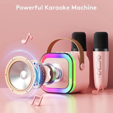 Микрофон KARAOKE KIT со светодиодным динамиком Bluetooth RGB