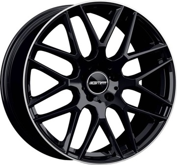 GMP ITALIA BERGHEM CZARNY/RANT 11.50x22.00 5X112 ET:43.00/66.60 FELGA ALUMI