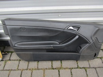 ( MERCEDES W203 КУПЕ ОБИВКА ДВЕРЕЙ L+R КОЖАНАЯ