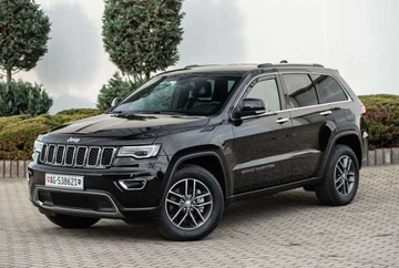Jeep Grand Cherokee IV Terenowy Facelifting 2016 3.0 CRD 250KM 2017 Jeep Grand Cherokee 3.0D 250Ps Ledy Xenony Panorama Navi Alkantara 1Wl. Su