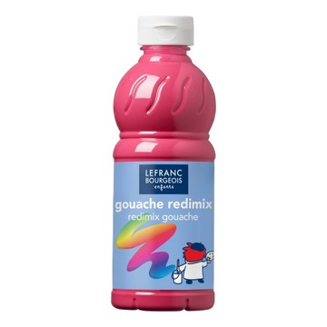 FARBA PLAKATOWA TEMPERA 500ML RÓŻOWA L&B