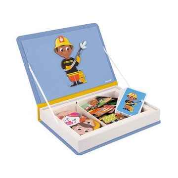 Магнитный пазл MAGNETIBOOK ПРОФЕССИИ Janod 3+