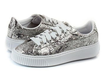 KL1727 Puma Półbuty - Basket Platform Glitter Wns BUTY 39