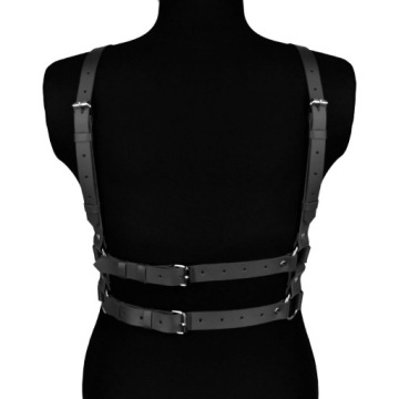 Karess Salma черный кожаный ремень безопасности