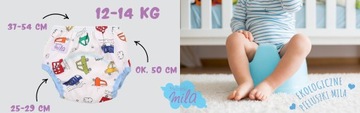 TRENINGOWE majteczki do odpieluchowania nauki nocnika 12-14 kg 100% bawełna