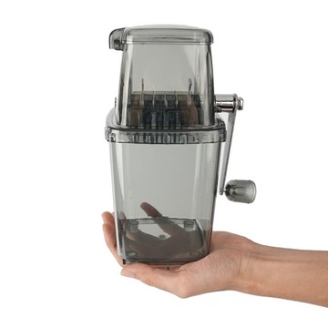 KRUSZARKA DO LODU TWORZYWO /STAL MANUALNA RĘCZNA -CZARNY