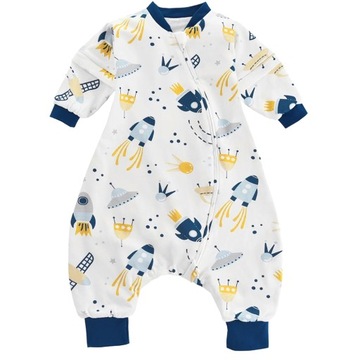 СПАЛЬНЫЙ МЕШОК ДЛЯ МАЛЫША, ТЕПЛАЯ РЕБКА, ФЕРНТ, 100% ХЛОПОК, размер 90