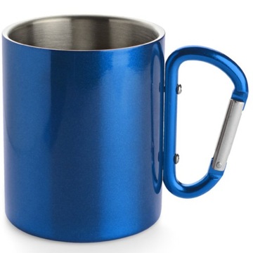 METALOWY KUBEK PODRÓŻNY Z KARABIŃCZYKIEM 280 ml