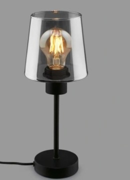 BRILONER Nocna Lampka Ze Szkłem Dymionym E27 Stylowa Nowoczesna