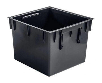 ЦВЕТОЧНЫЙ ГОРШОК RATO SQUARE ЦВЕТОЧНЫЙ ГОРШОК ИЗ РОТАГА + ВСТАВКА АНТРАЦИТОВОГО цвета